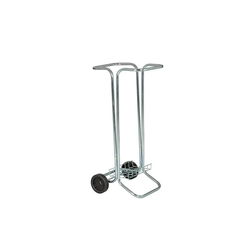 Tina Trolleys Affaldsstativ 110 liter Galvaniseret m/store hjul 779105300