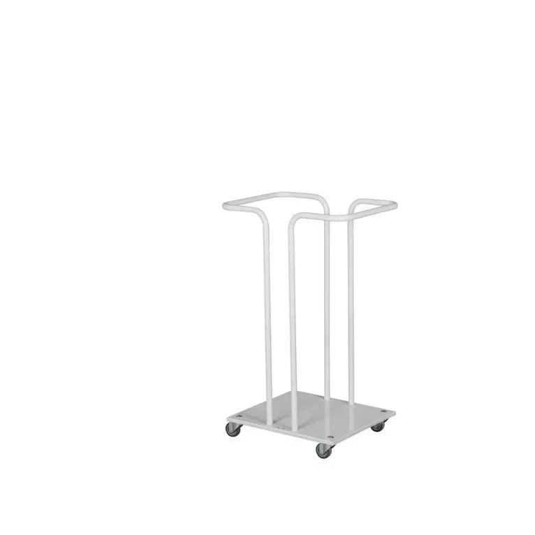 Tina Trolleys affaldsstativ 110 liter hvid med bøjle 779105502