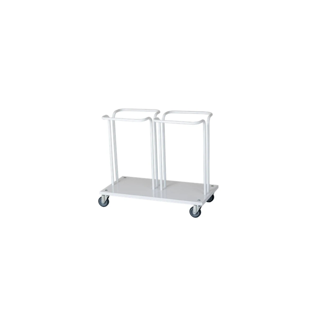 Tina Trolleys affaldsstativ 2 X 40 liter hvid med bøjle 779105549D