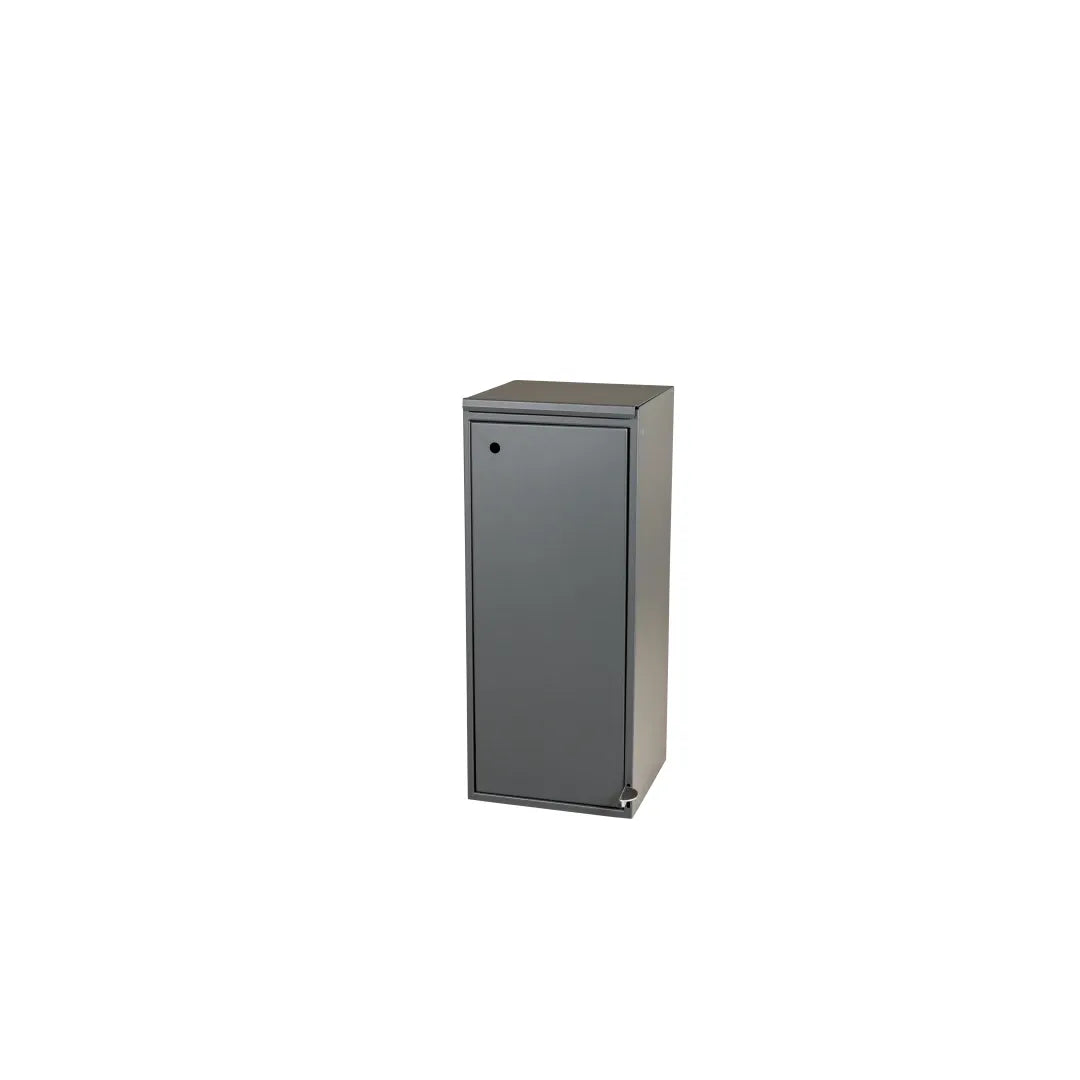 Tina Trolleys affaldsbeholder 60 liter med låg, Grå - Softclose 779105902