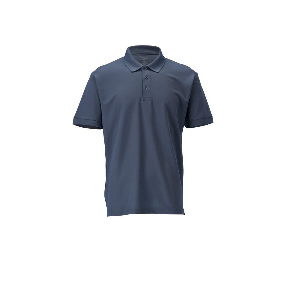 Mascot Crossover Poloshirt CoolDry, mørk marine, set forfra