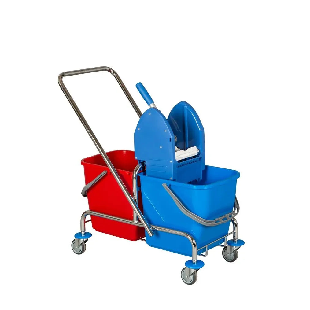 Tina Trolleys Wetmop Rengøringsvogn – 2 spande
