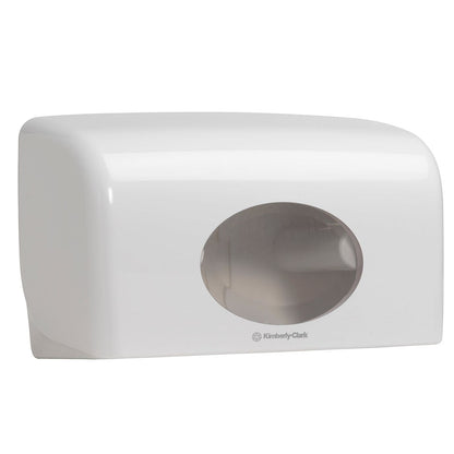 Kimberly Clark Professional® AQUARIUS™ Dobbelt Toiletrulle Dispenser 6992 (Hvid)