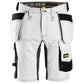 Snickers FW stretch shorts+ med hylsterlommer 6141 i hvid og sort