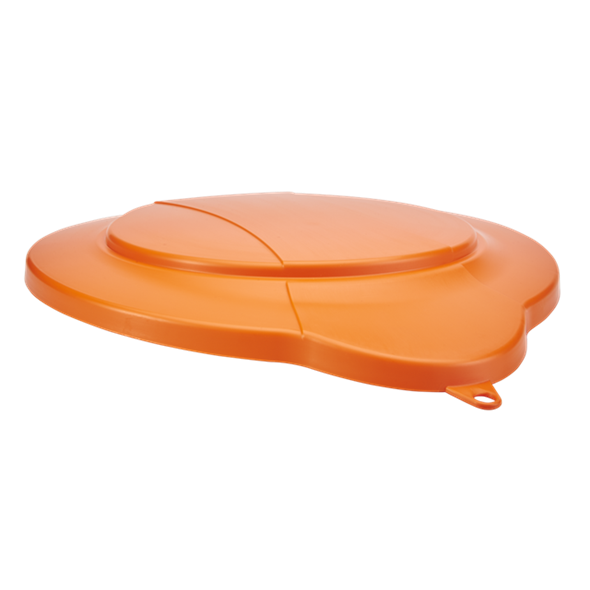 Vikan låg til spand fødevarer, orange PP, 12 liter
