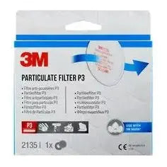 3M P3 2135 partikelfilter til 6000 & 7500 serien - 2 stk. - Sikkerhedsgiganten