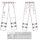 Portwest Hi-vis trousers w/thigh pocket E046