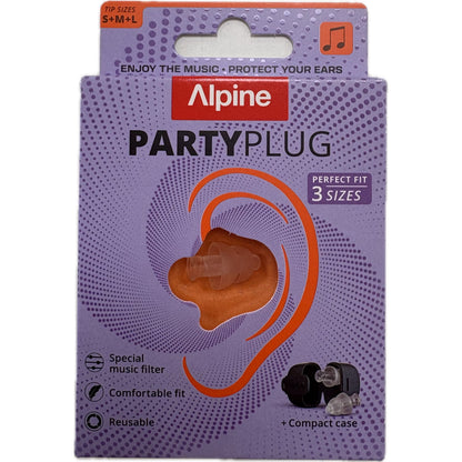 Alpine PartyPlug ørepropper - Transparent