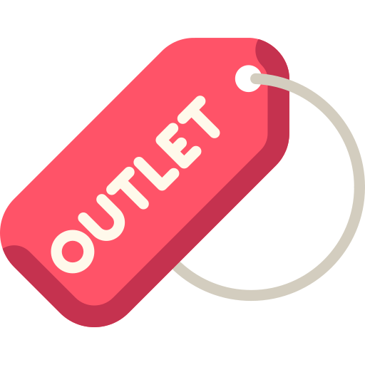 Outlet mærkat icon