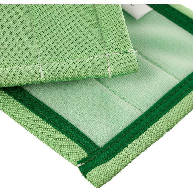 Detaljebillede af Unger mikrofiber rengøringsmoppe i grøn med sømme