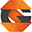 Sikkerhedsgiganten favicon logo orange og sort
