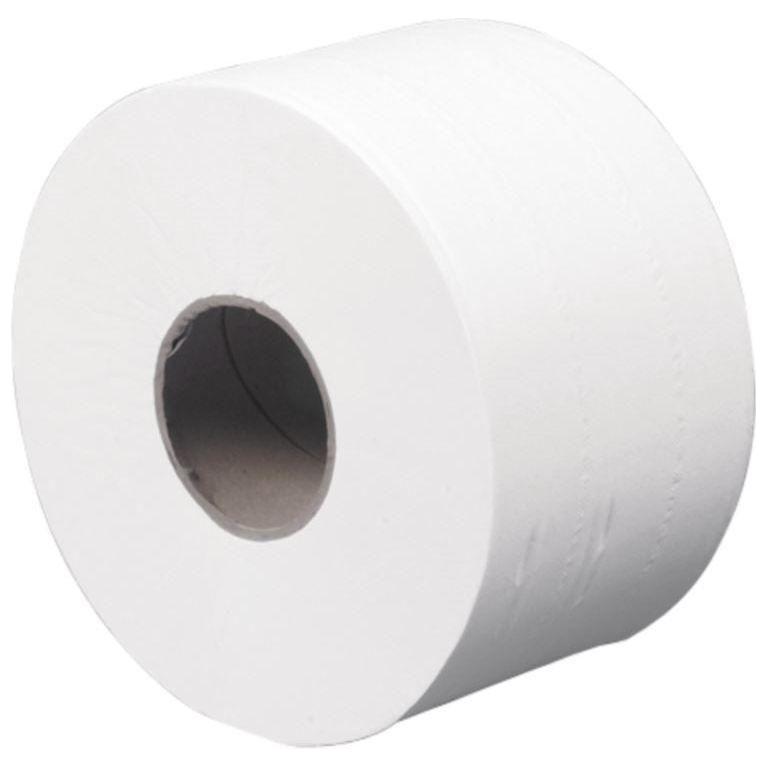 Abena Care - Ness 6057 Excellent 2 lags mini jumbo toiletpapir 170 meter 12 ruller - Sikkerhedsgiganten