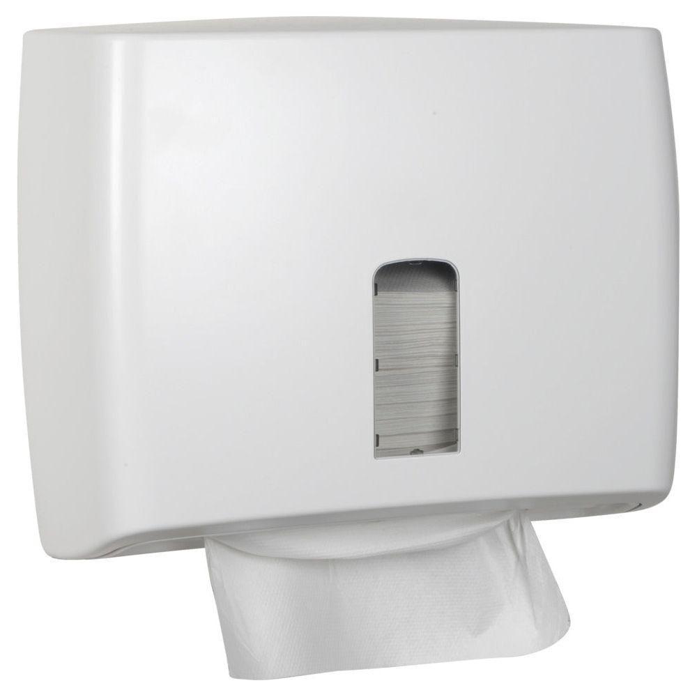 Abena håndklædedispenser mini Classic Recycled hvid - Sikkerhedsgiganten