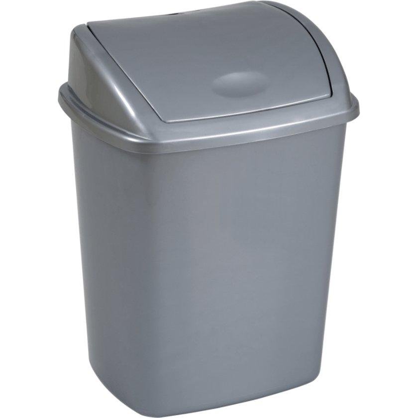 Abena - Plastik Affaldsspand med sving låg 8 liter - Flere Farver - Sikkerhedsgiganten