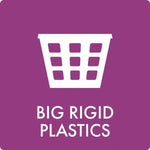 Affaldsskilt Big rigid plastics - Sikkerhedsgiganten