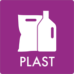Affaldsskilt Plast - Sikkerhedsgiganten