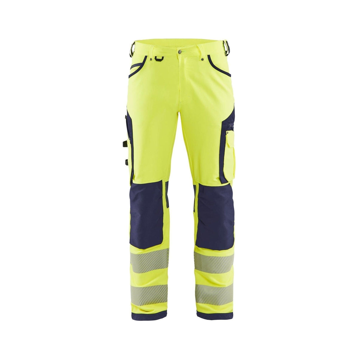BLÅKLÄDER 1197 High vis buks 4 - vejs stretch herre - Sikkerhedsgiganten