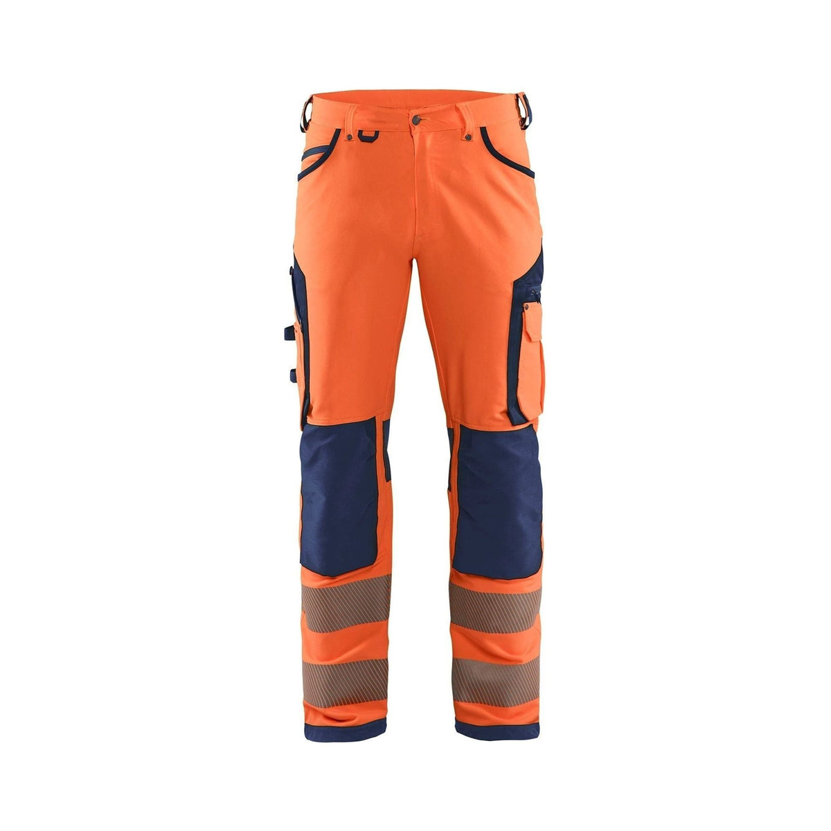 BLÅKLÄDER 1197 High vis buks 4 - vejs stretch herre - Sikkerhedsgiganten