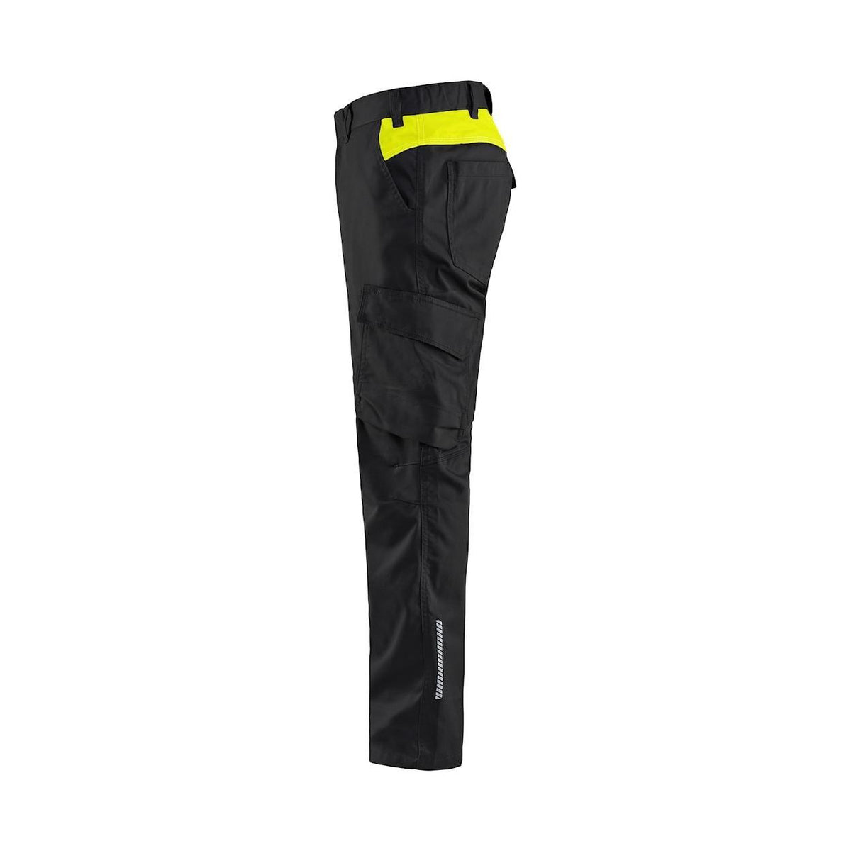 BLÅKLÄDER 1444 Industri Buks stretch - Sort/High Vis Gul Herre - Sikkerhedsgiganten