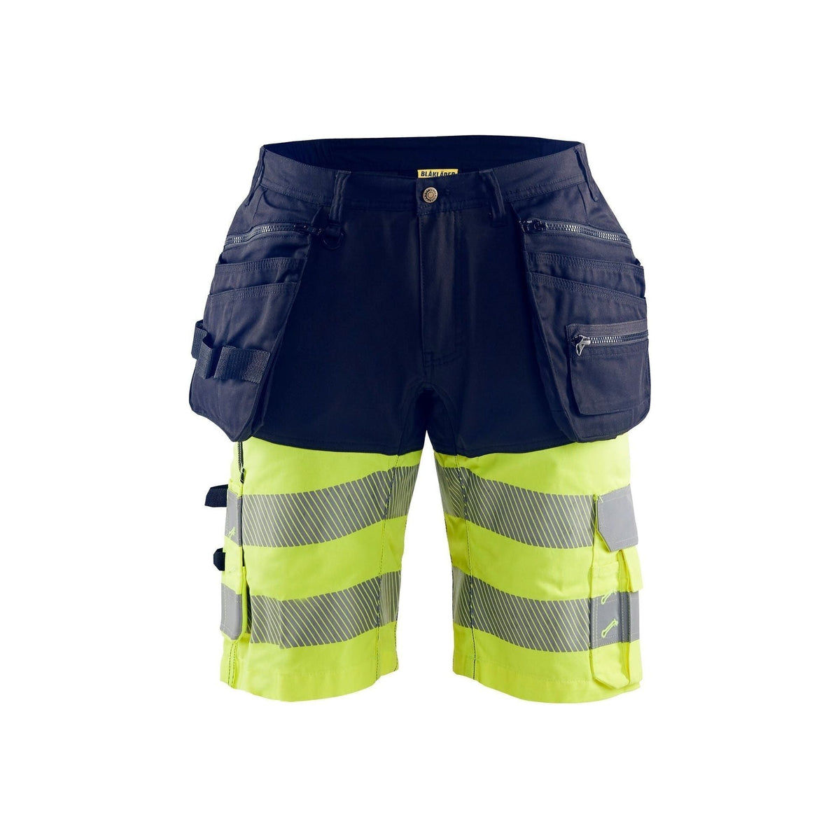 BLÅKLÄDER 1596 High Vis Shorts med stretch Herre - Sikkerhedsgiganten