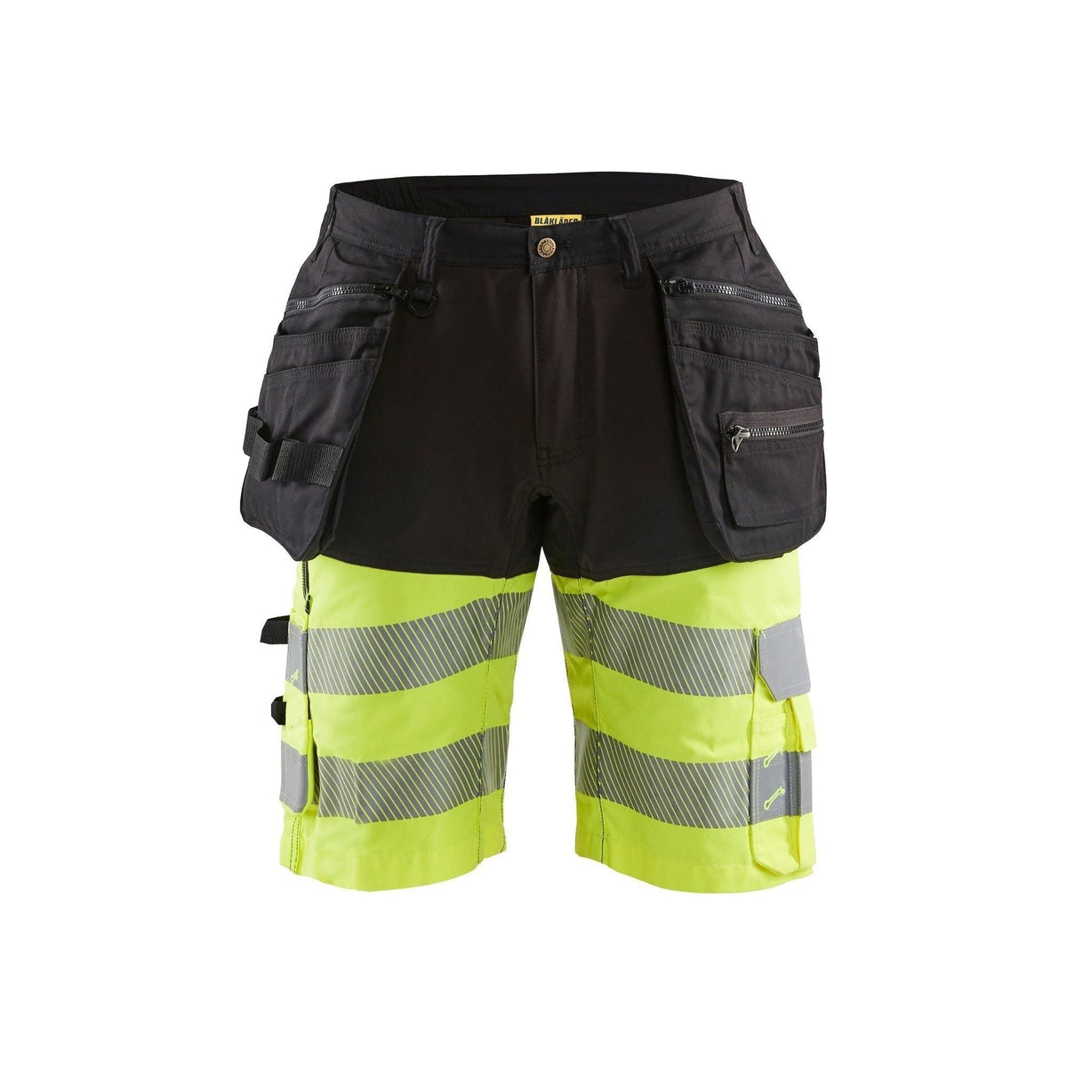 BLÅKLÄDER 1596 High Vis Shorts med stretch Herre - Sikkerhedsgiganten