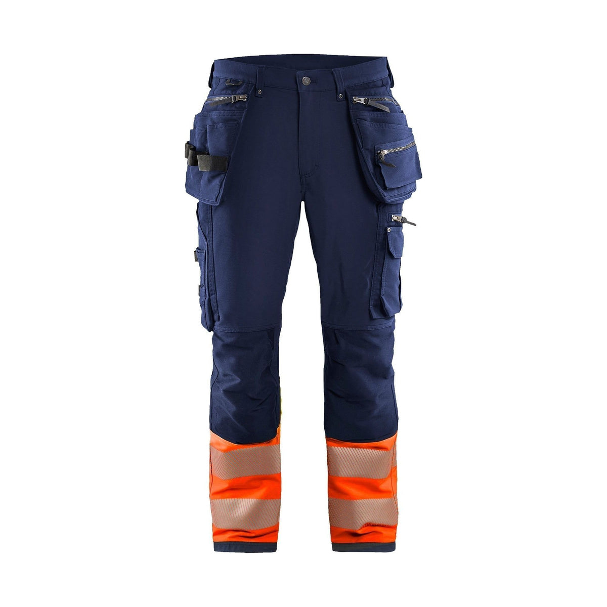 BLÅKLÄDER 1993 High Vis Buks 4 - vejs stretch herre - Sikkerhedsgiganten