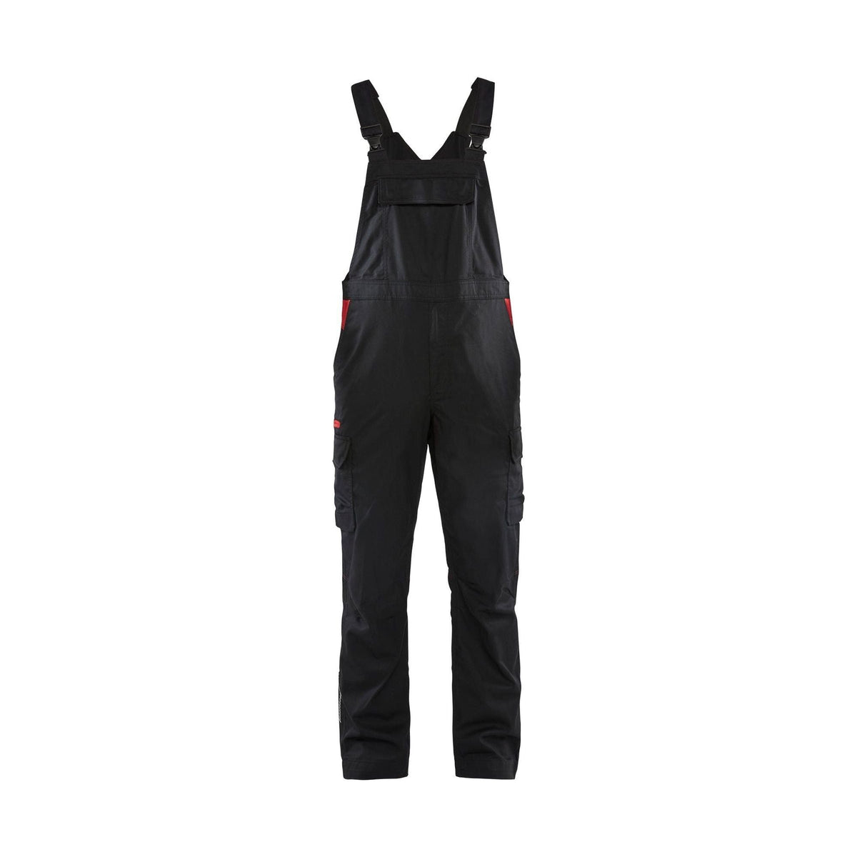 BLÅKLÄDER 2644 Industri Overall Stretch - Sort/Rød herre - Sikkerhedsgiganten