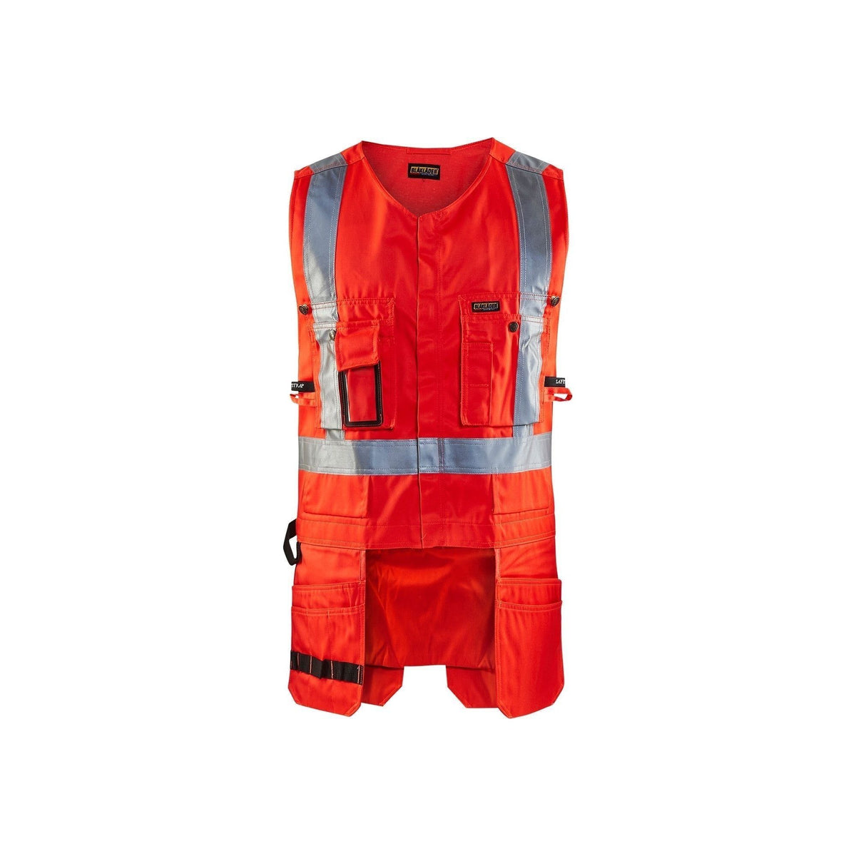 BLÅKLÄDER 3027 High Vis Håndværker Vest Herre - Sikkerhedsgiganten