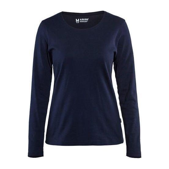 BLÅKLÄDER 3301 Dame T - shirt lang ærme - Sikkerhedsgiganten
