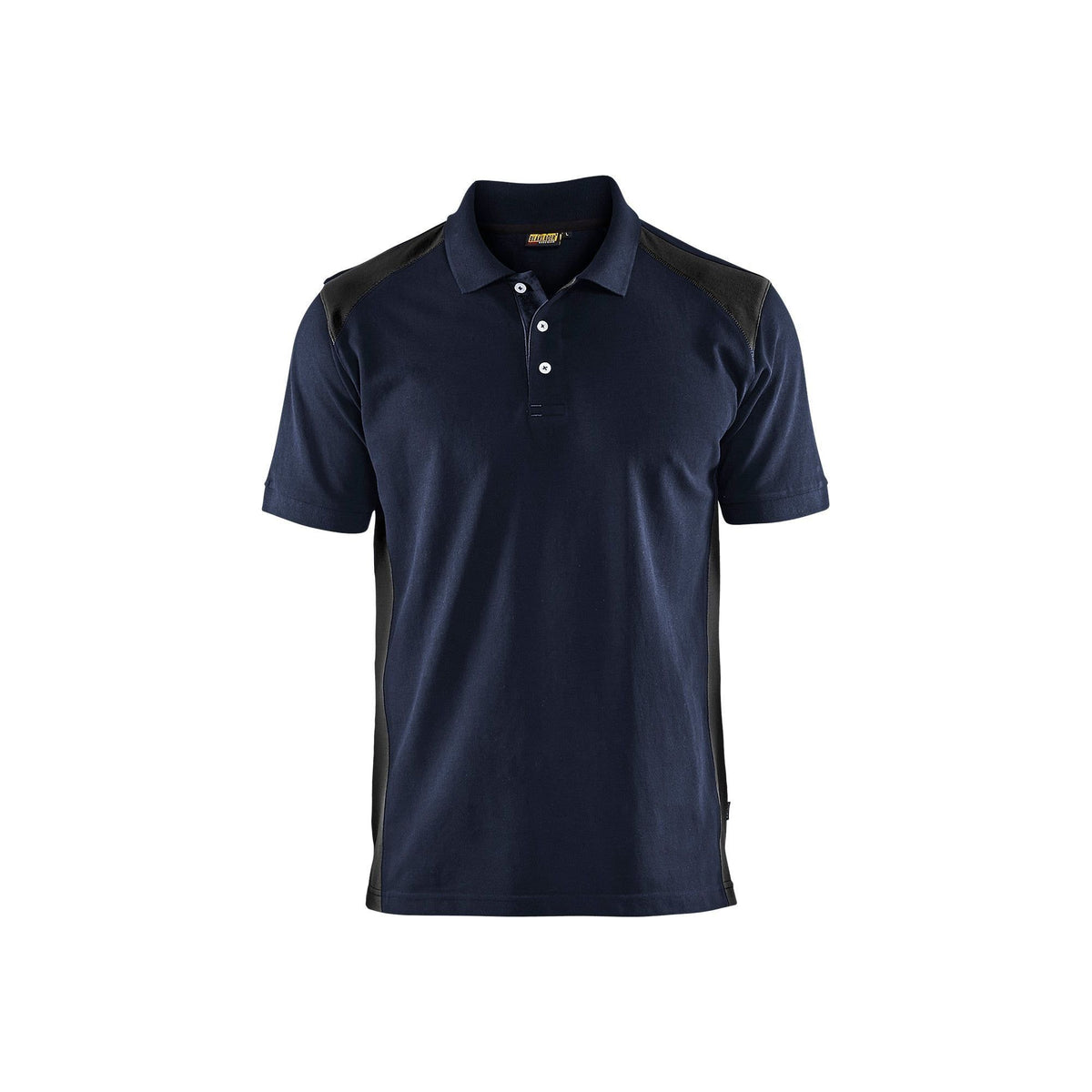 BLÅKLÄDER 3324 Poloshirt - Mørk Marineblå/Sort Herre - Sikkerhedsgiganten
