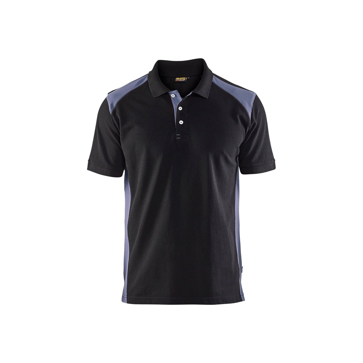 BLÅKLÄDER 3324 Poloshirt - Sort/Grå Herre - Sikkerhedsgiganten
