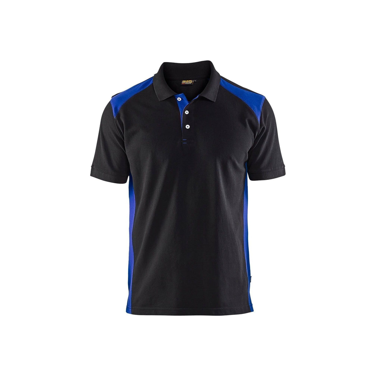 BLÅKLÄDER 3324 Poloshirt - Sort/Koboltblå Herre - Sikkerhedsgiganten