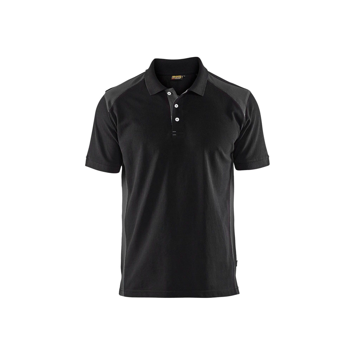 BLÅKLÄDER 3324 Poloshirt - Sort/Mørk Grå Herre - Sikkerhedsgiganten