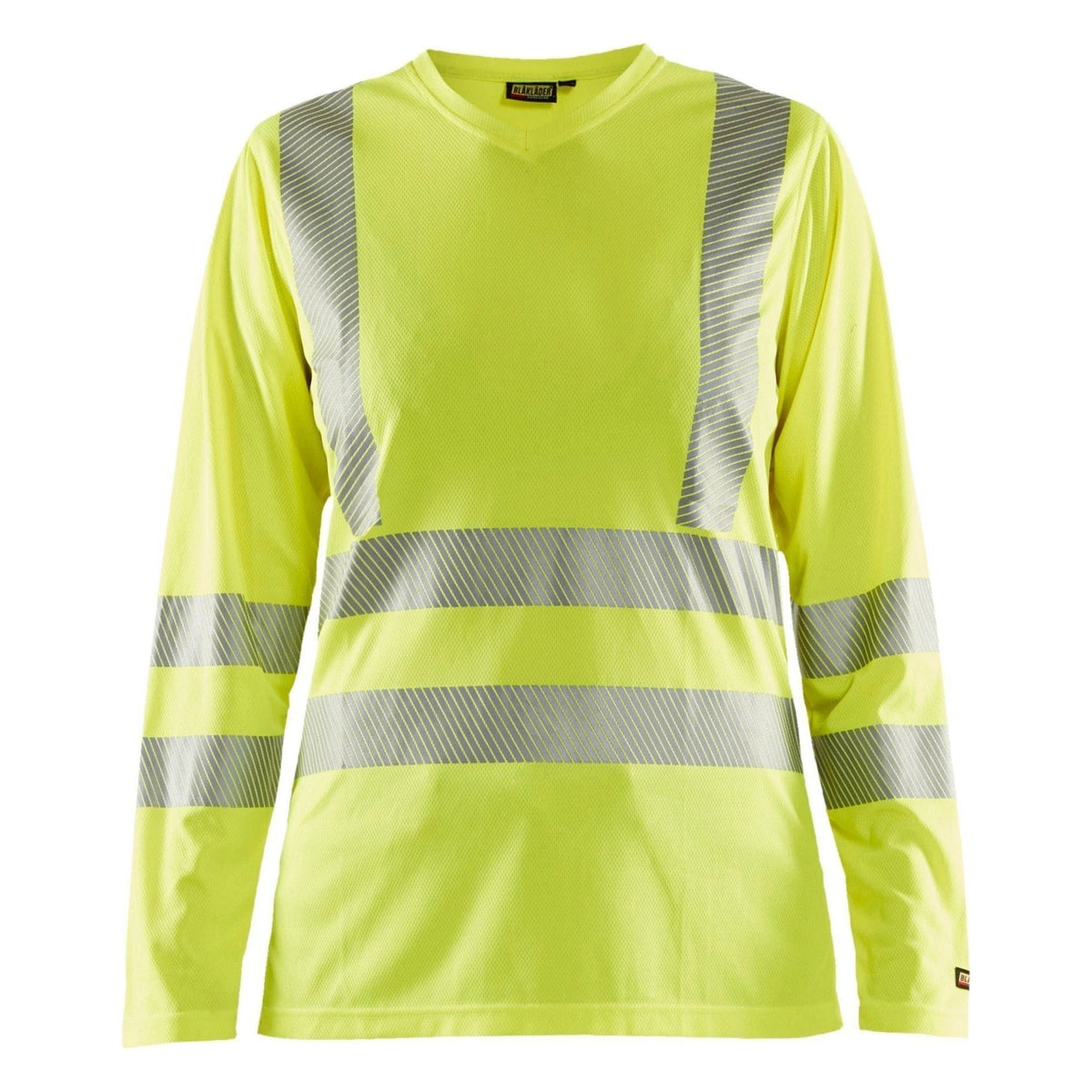 BLÅKLÄDER 3485 Dame High Vis T - shirt lang ærme - Sikkerhedsgiganten