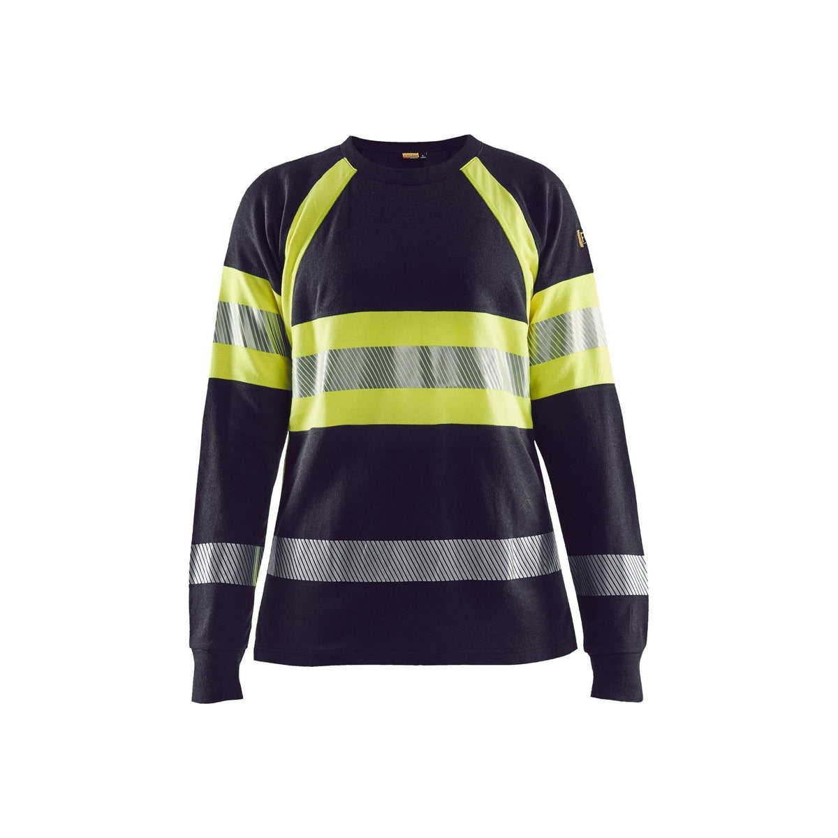 BLÅKLÄDER 3494 Brandhæmmende T - shirt lang ærme Dame - Sikkerhedsgiganten