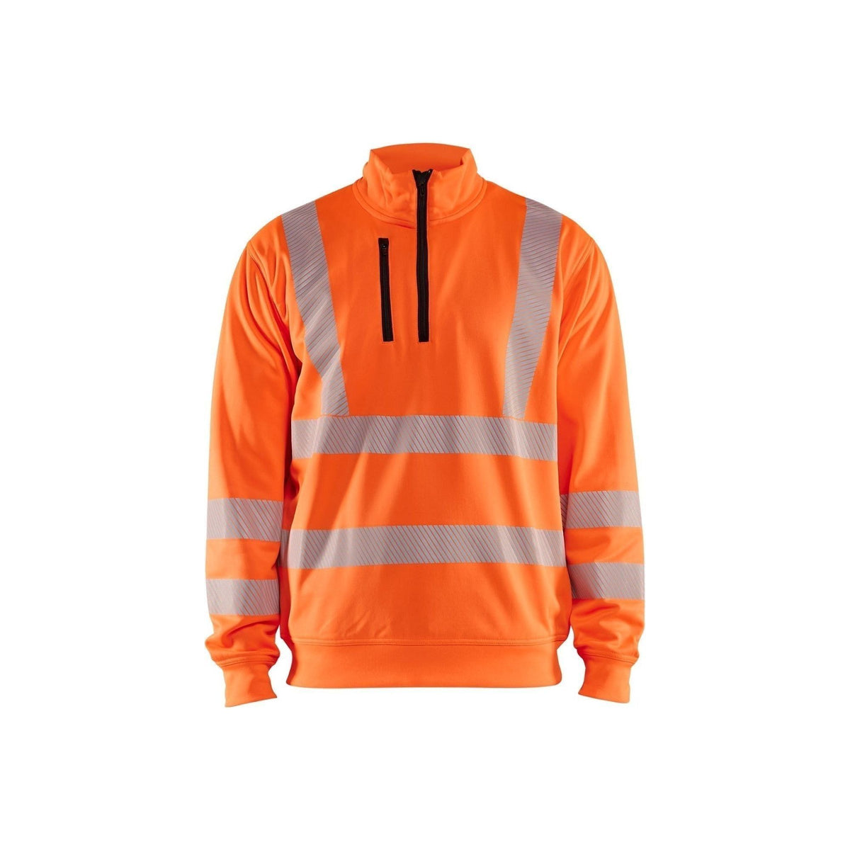BLÅKLÄDER 3564 High vis Sweatshirt Half zip Herre - Sikkerhedsgiganten