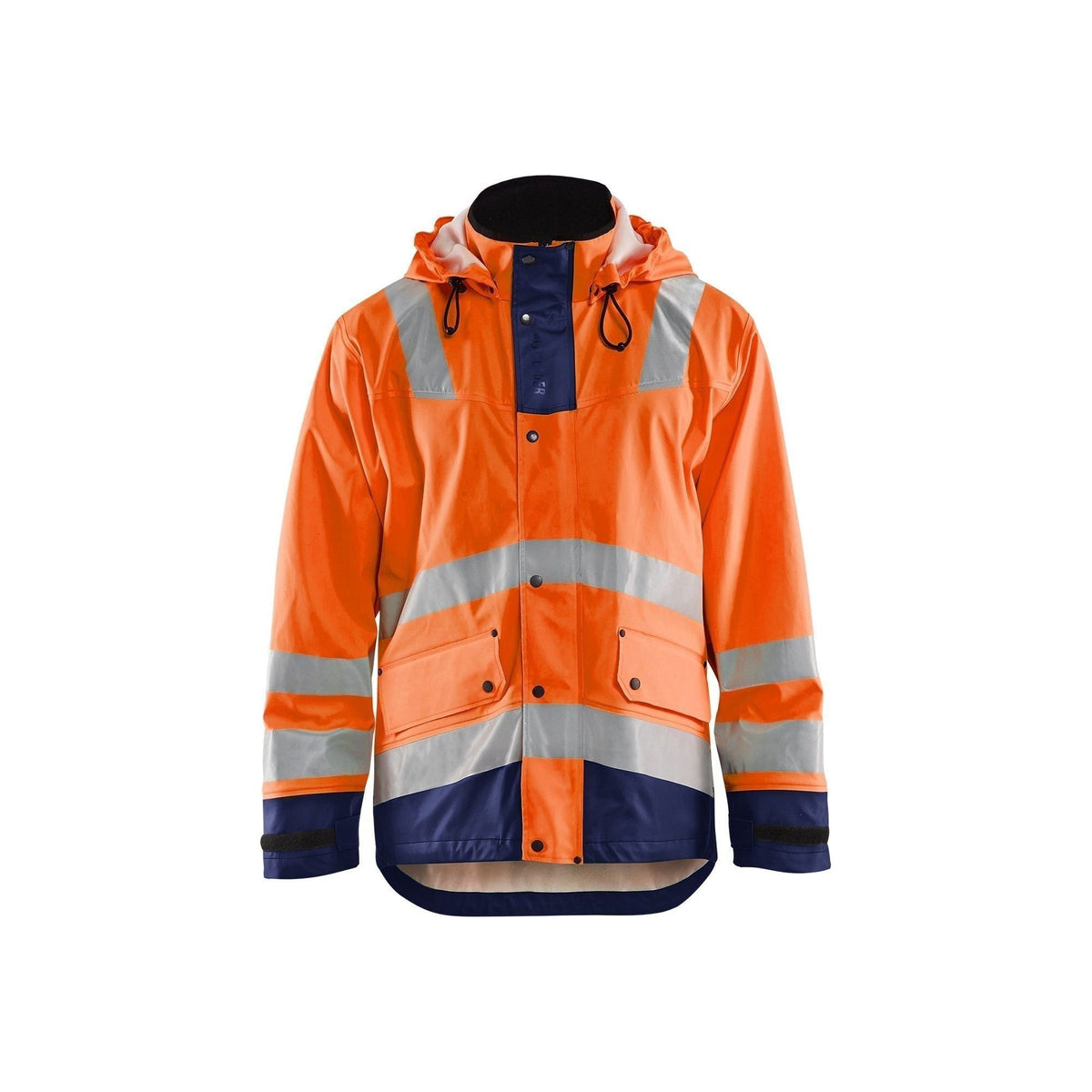 BLÅKLÄDER 4302 High Vis Regnjakke LEVEL 2 Herre - Sikkerhedsgiganten