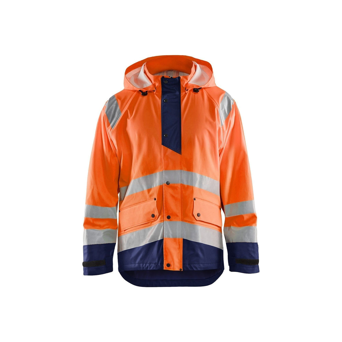 BLÅKLÄDER 4323 High Vis Regnjakke LEVEL 1 Herre - Sikkerhedsgiganten