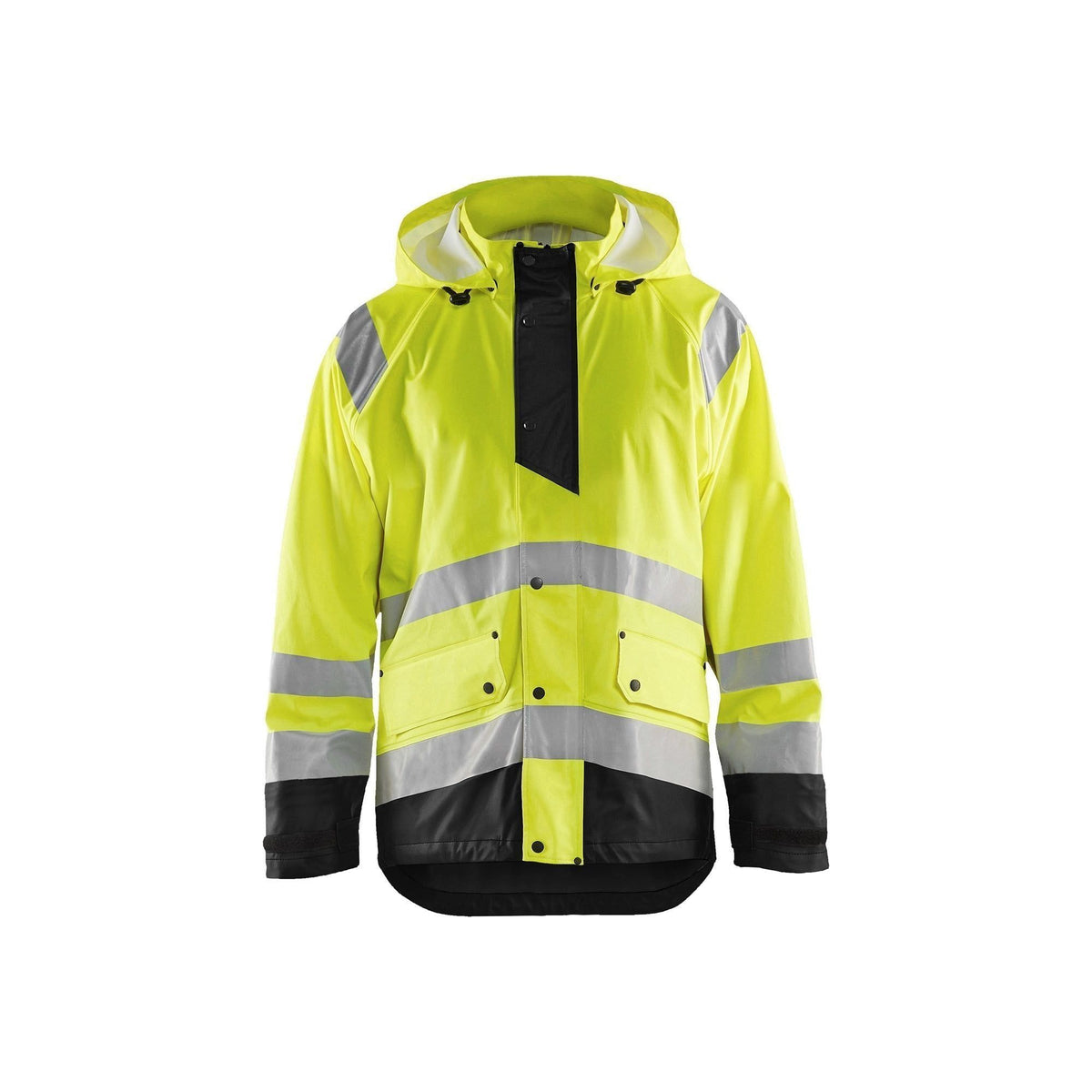 BLÅKLÄDER 4323 High Vis Regnjakke LEVEL 1 Herre - Sikkerhedsgiganten