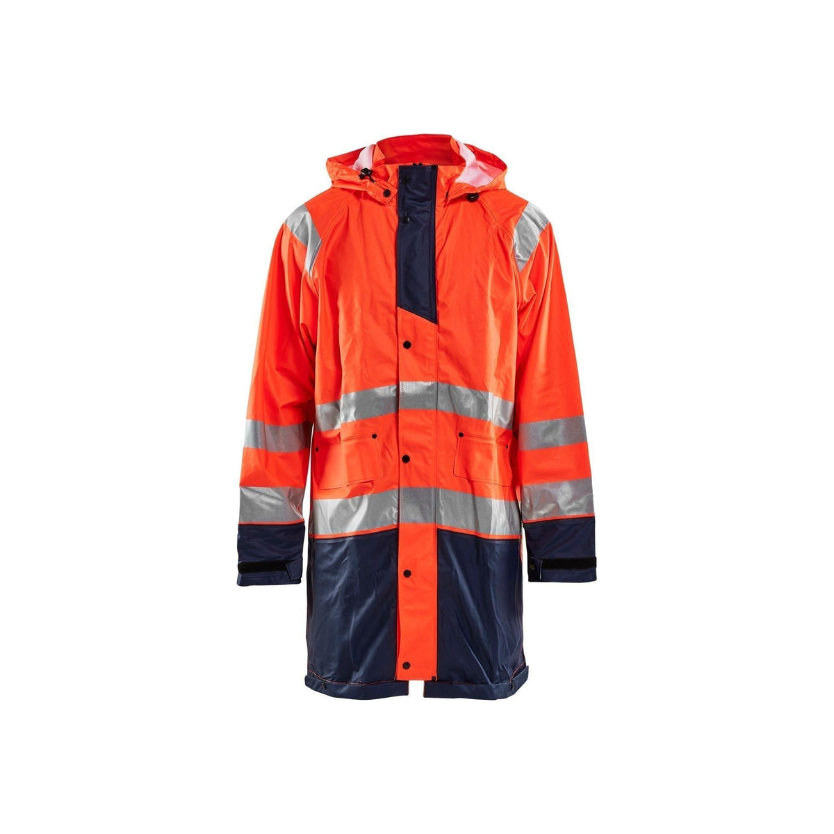 BLÅKLÄDER 4324 High Vis Regnjakke LEVEL 1 Herre - Sikkerhedsgiganten