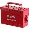 Brady Group Lockout Box, Rød - Sikkerhedsgiganten
