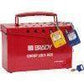 Brady Group Lockout Box, Rød - Sikkerhedsgiganten