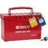 Brady Group Lockout Box, Rød - Sikkerhedsgiganten