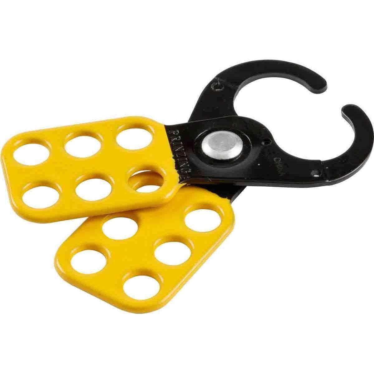 Brady Metal Lock Out Hasp 25 mm Åbning, Gul - Sikkerhedsgiganten