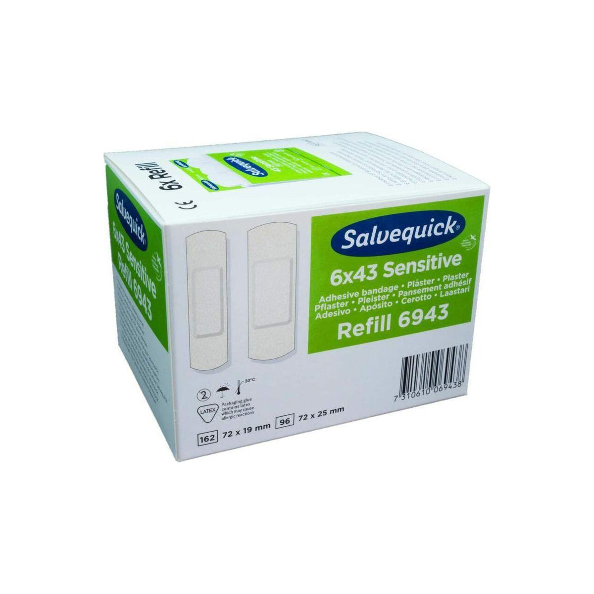 Cederroth Non - Woven plaster 6943 6 pakker x 43 stk - Sikkerhedsgiganten