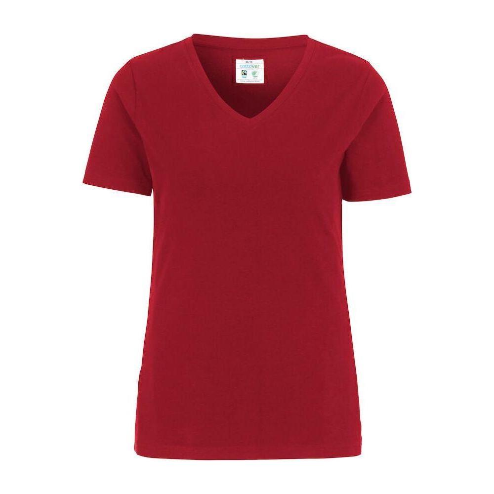 Cottover Stretch v - neck dame 141025 - Sikkerhedsgiganten