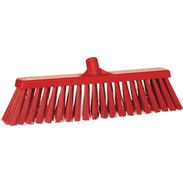 Fejekost, Vikan, flere farver, polyester/PP/rustfrit stål, 53 cm, meget stive børstehår - Sikkerhedsgiganten