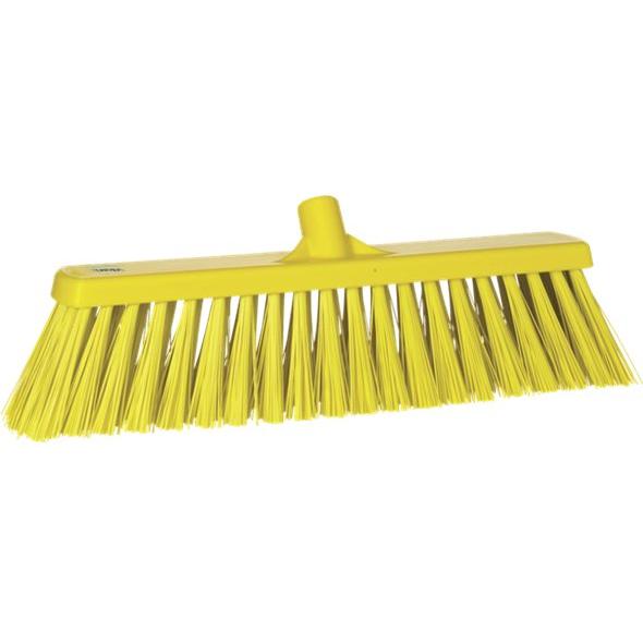 Fejekost, Vikan, flere farver, polyester/PP/rustfrit stål, 53 cm, meget stive børstehår - Sikkerhedsgiganten