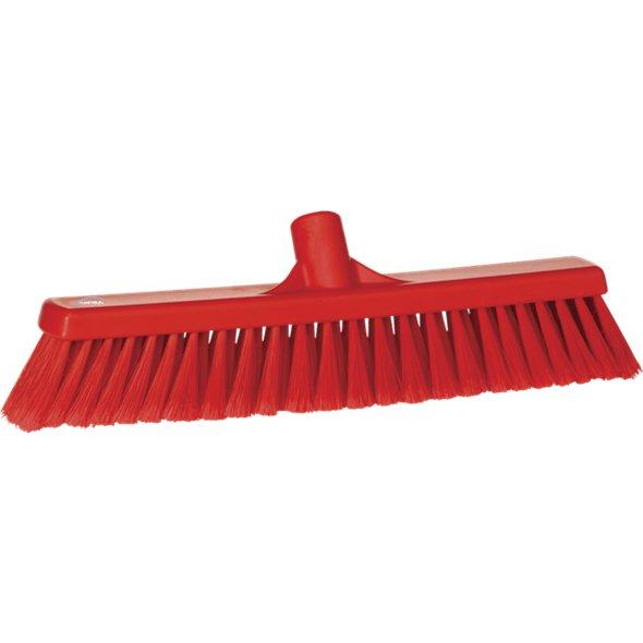 Fejekost, Vikan, flere farver, PP/rustfrit stål, 41 cm, bløde børstehår, spaltet - Sikkerhedsgiganten