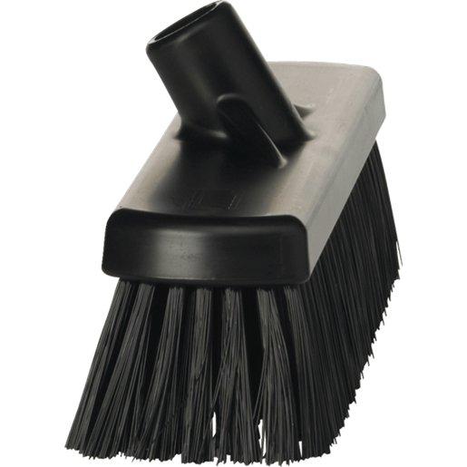 Fejekost, Vikan, sort, PP/polyester/rustfrit stål, 30 cm, medium børstehår - Sikkerhedsgiganten